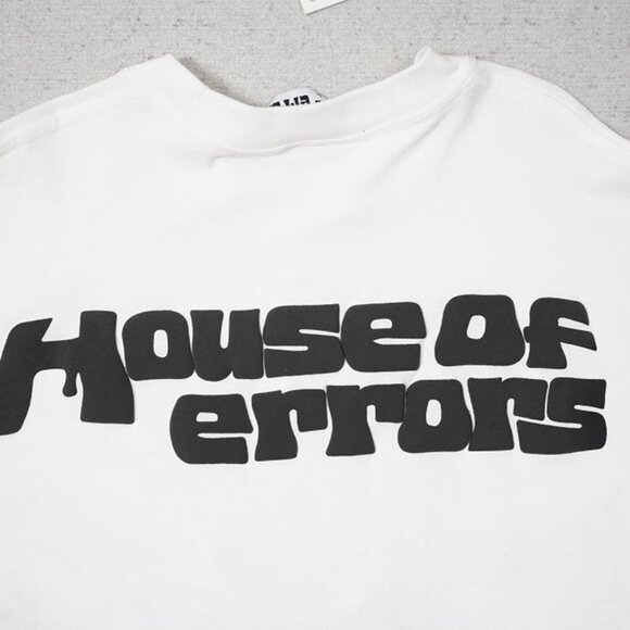 House of Errors White T Shirt With Blue Eye Logo - Picture 9 of 12